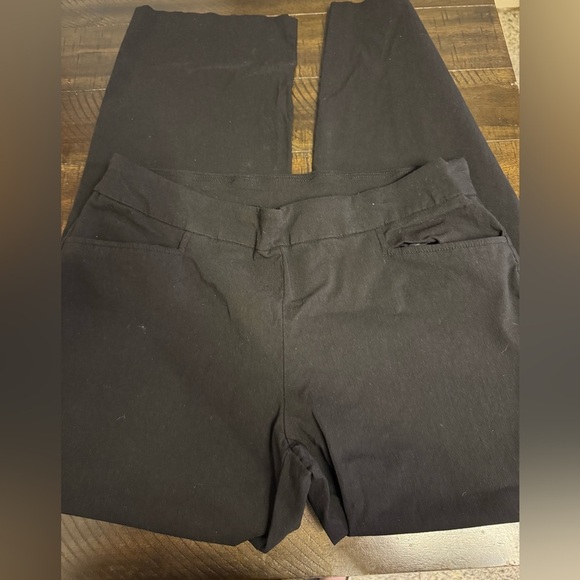 Time and Tru Women’s black pull on stretch pants XL 16-18 - Picture 1 of 6